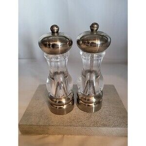 Olde THOMPSON Acrylic Pepper Salt Mill Grinder Set